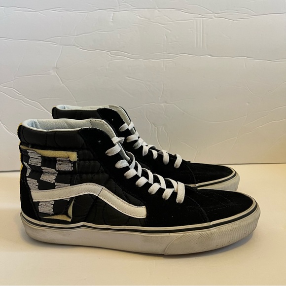 Rare Vans Sk8-Hi Mixed Quilting Core, Blue/Yellow Tongue 1966, Men 8, Women 9.5 - Picture 4 of 9